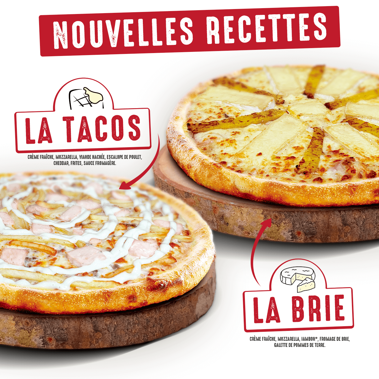 Decouvrez nos nouvelles pizzas